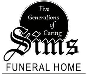 sims funeral home logo